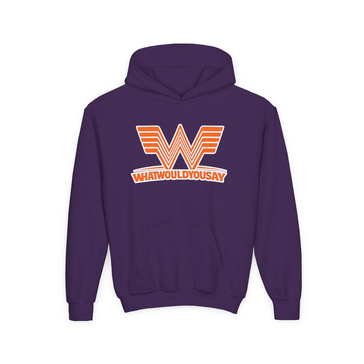 What Would You Say A Burger Youth Pullover Hoodie