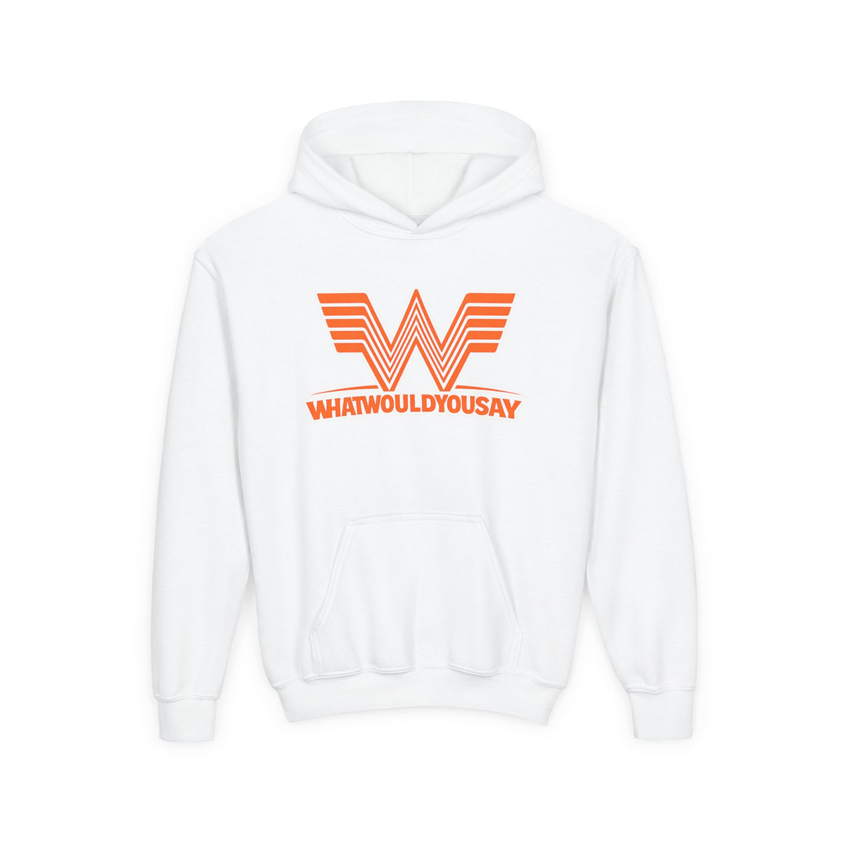 What Would You Say A Burger Youth Pullover Hoodie