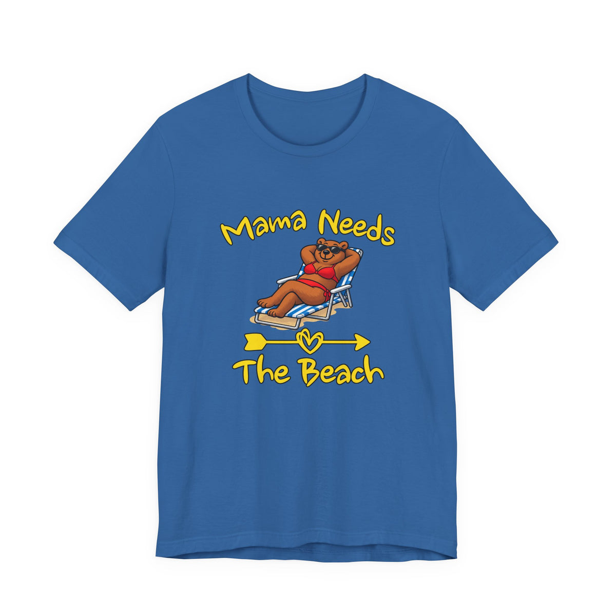 Mama Needs The Beach Short Sleeve T Shirt