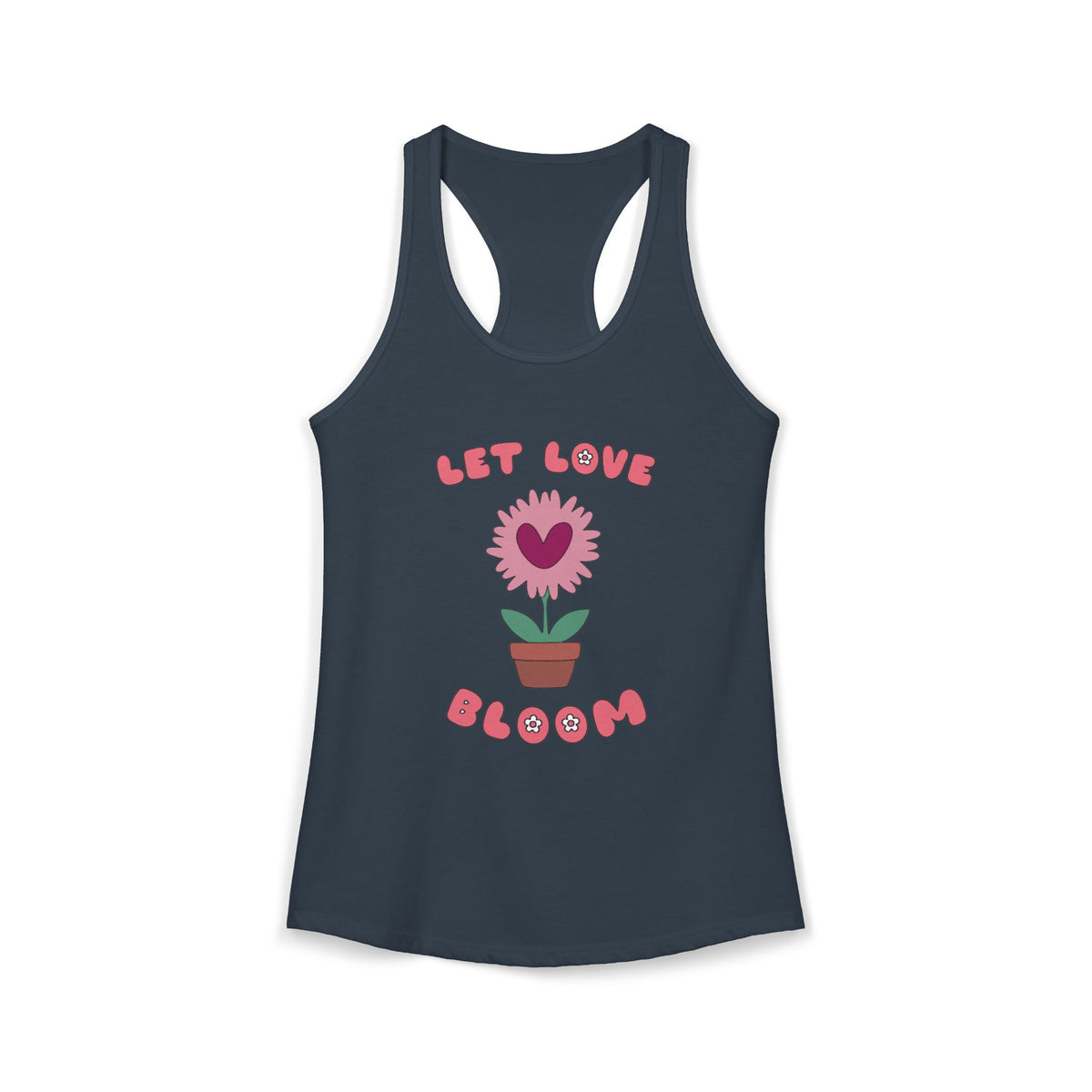 Let Love Bloom Women's Racerback Tank