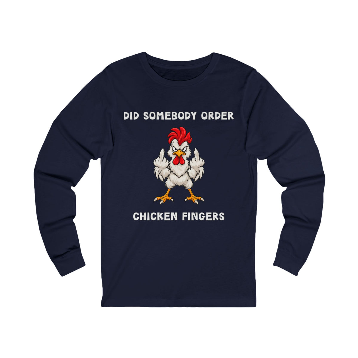 Chicken Fingers Long Sleeve T Shirt