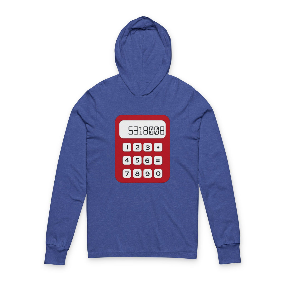 8th Grade Math Hooded Long Sleeve Tee