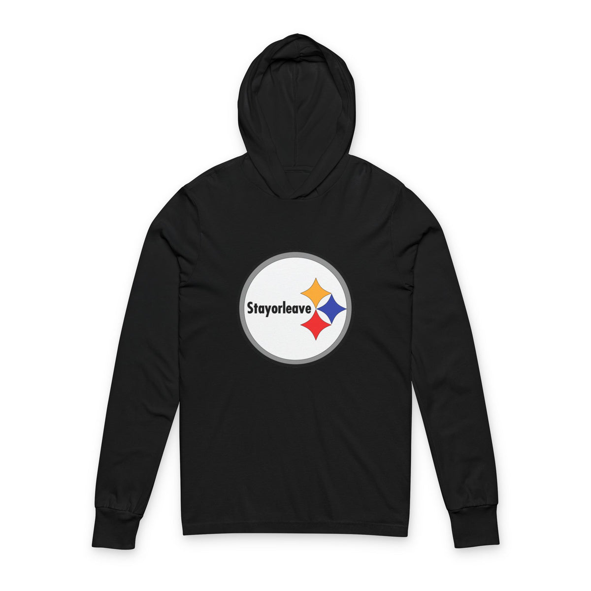 Pittsburgh StayorLeave Hooded Long Sleeve Tee