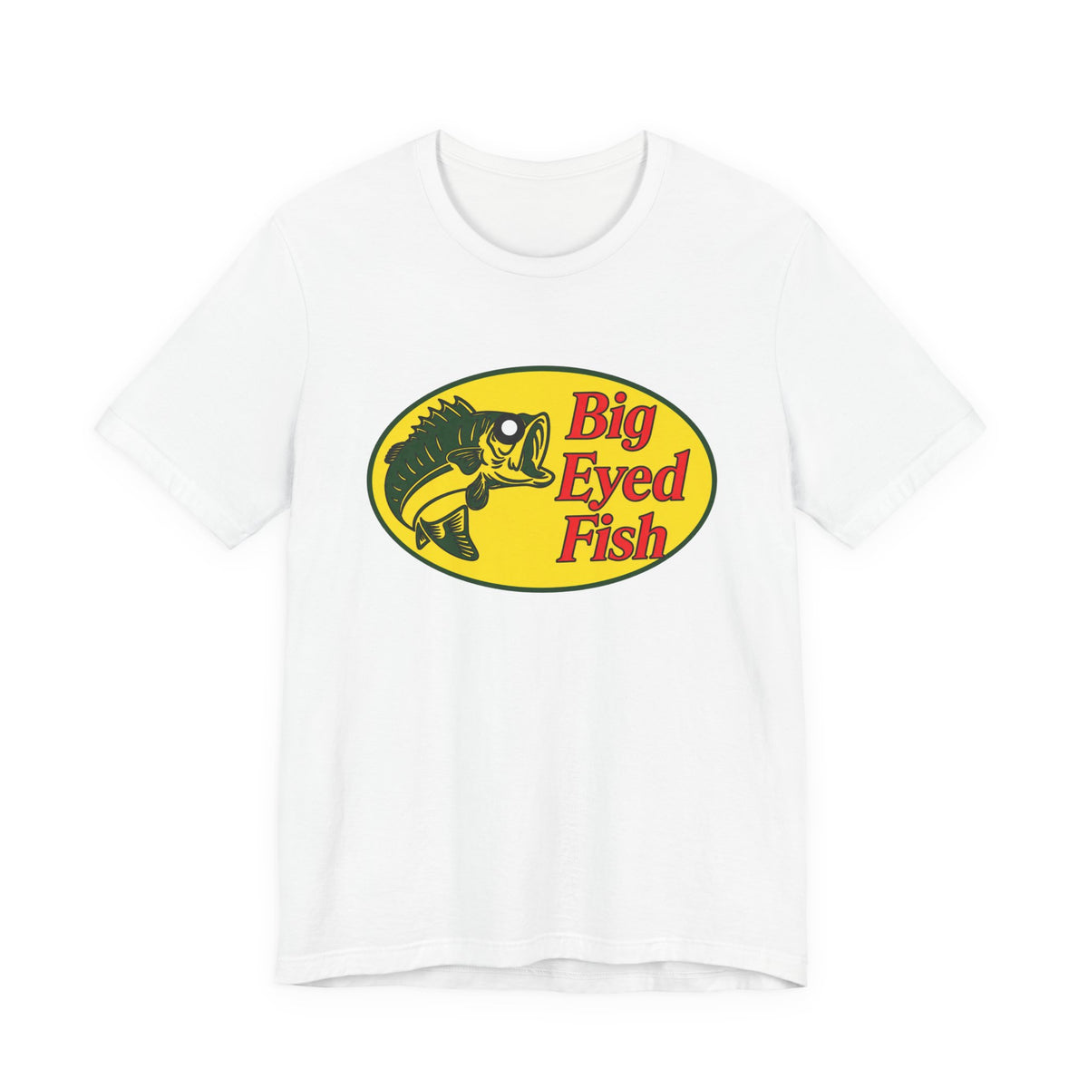 Big Bass Fish Unisex Short Sleeve Tee