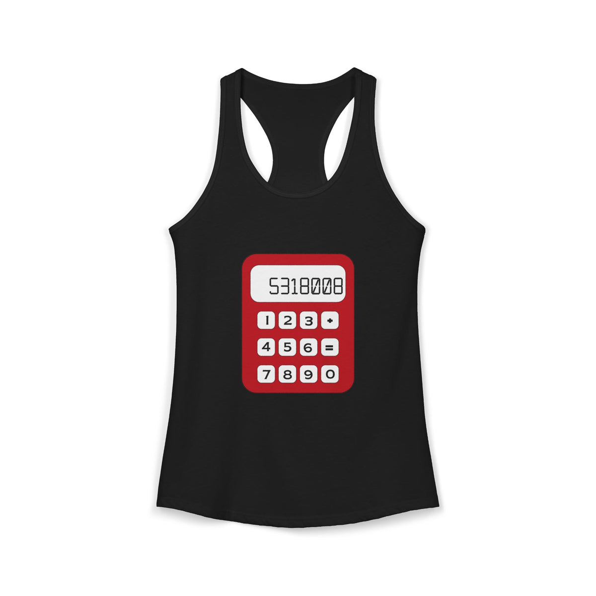 8th Grade Math Racerback Tank