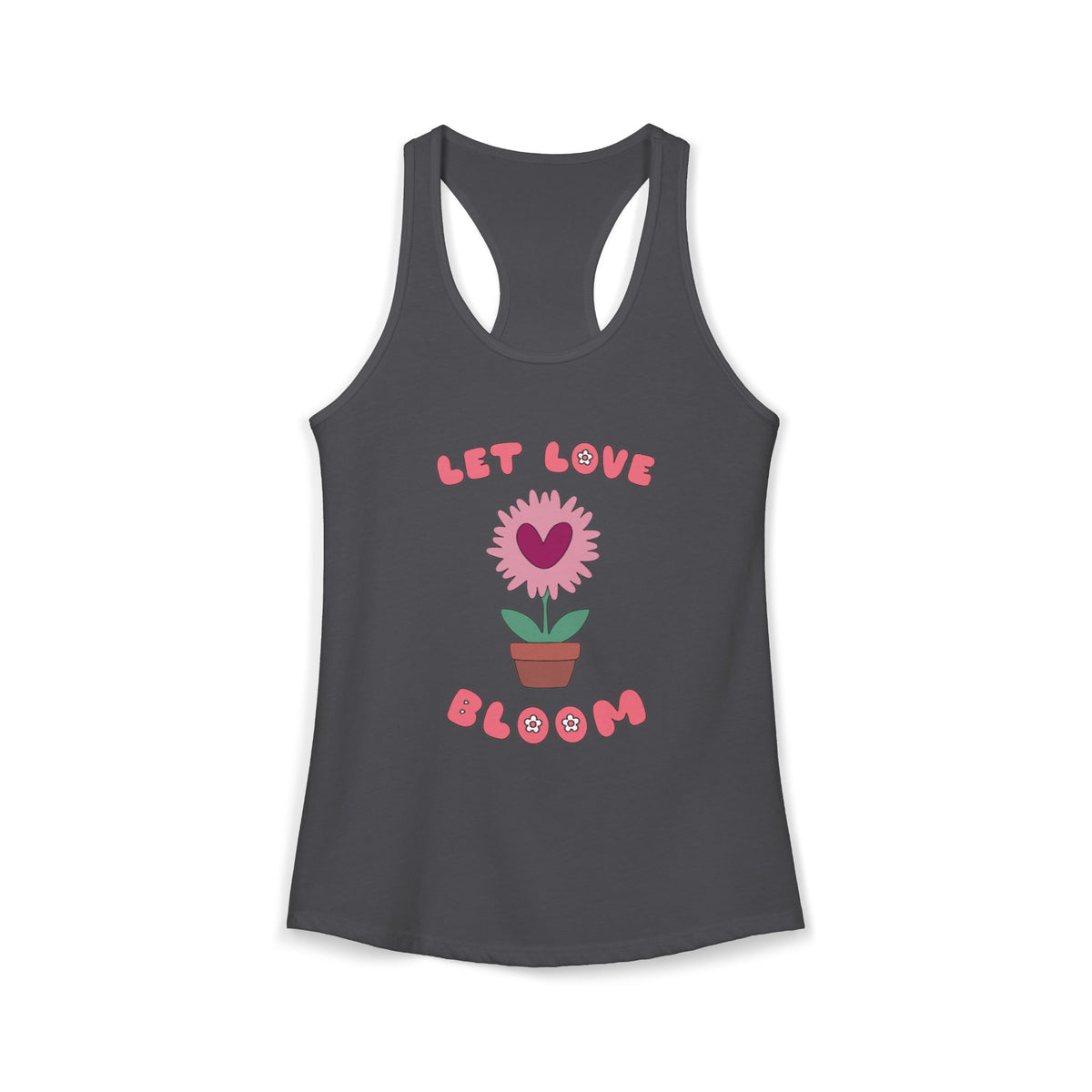 Let Love Bloom Women's Racerback Tank