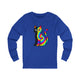 The Black Cat Changing Colors Long Sleeve T Shirt