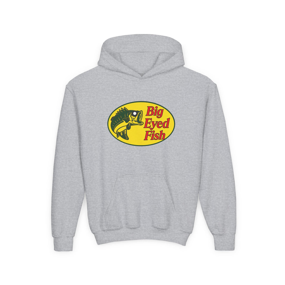 Big Bass Fish Youth Pullover Hoodie