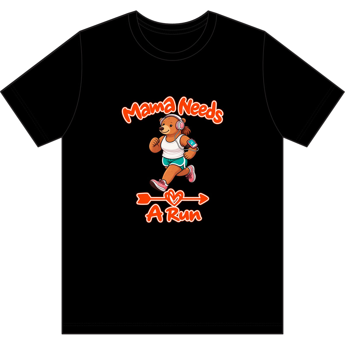 Mama Needs A Run Dri Wick T Shirt