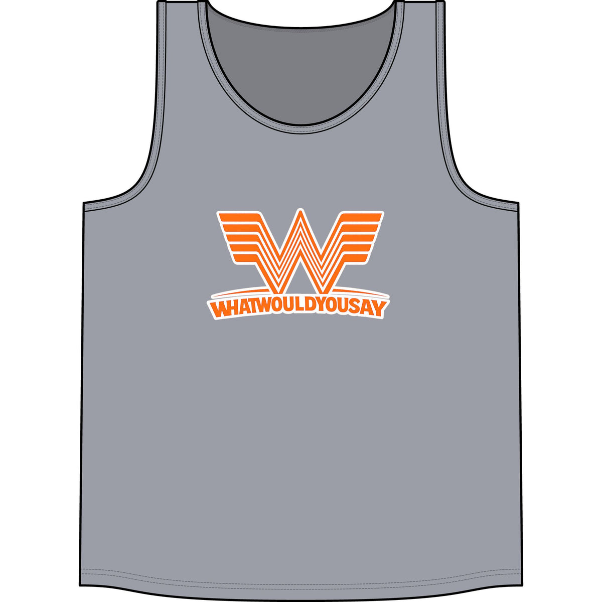 What Would You Say A Burger Concert Tank