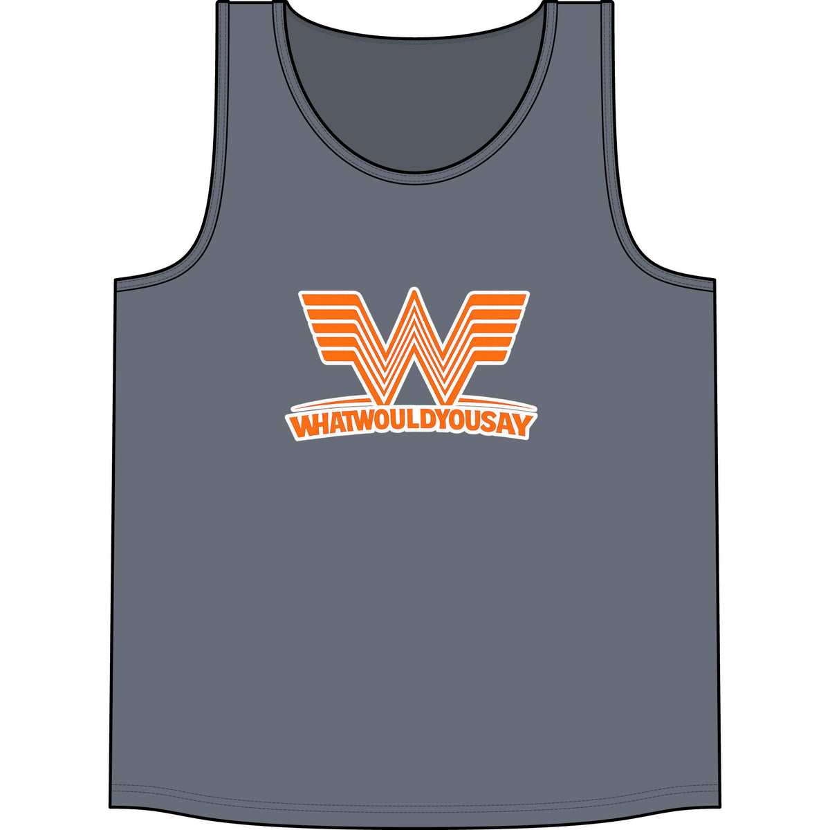 What Would You Say A Burger Concert Tank