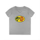 Big Bass Fish Ladies' V-Neck T-Shirt