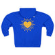 Let Your Love Shine Unisex Zip Hoodie (Design On Back)