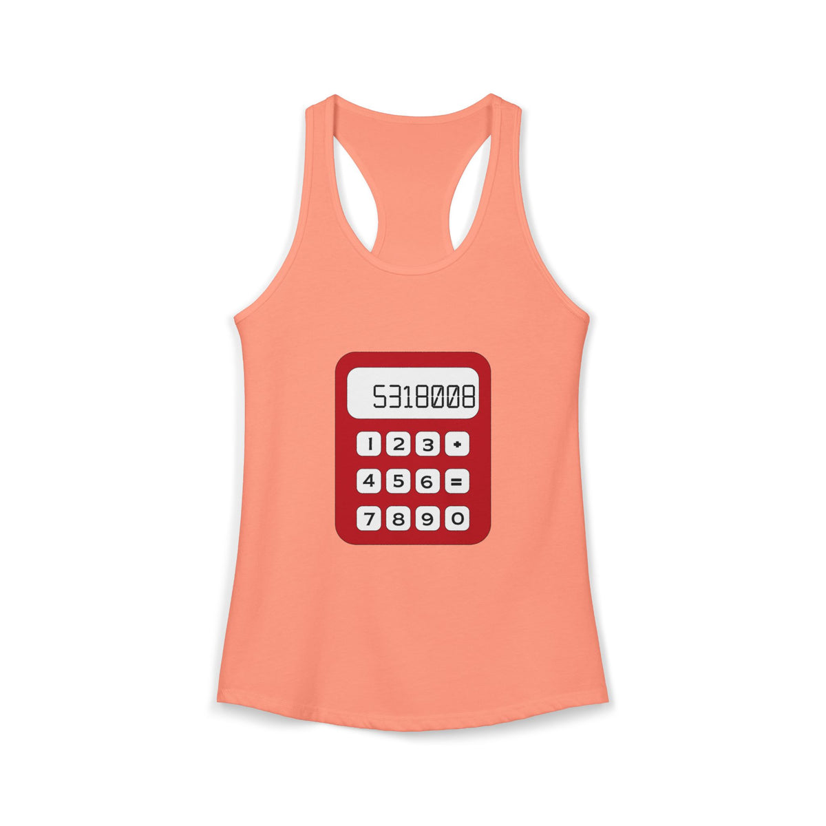 8th Grade Math Racerback Tank