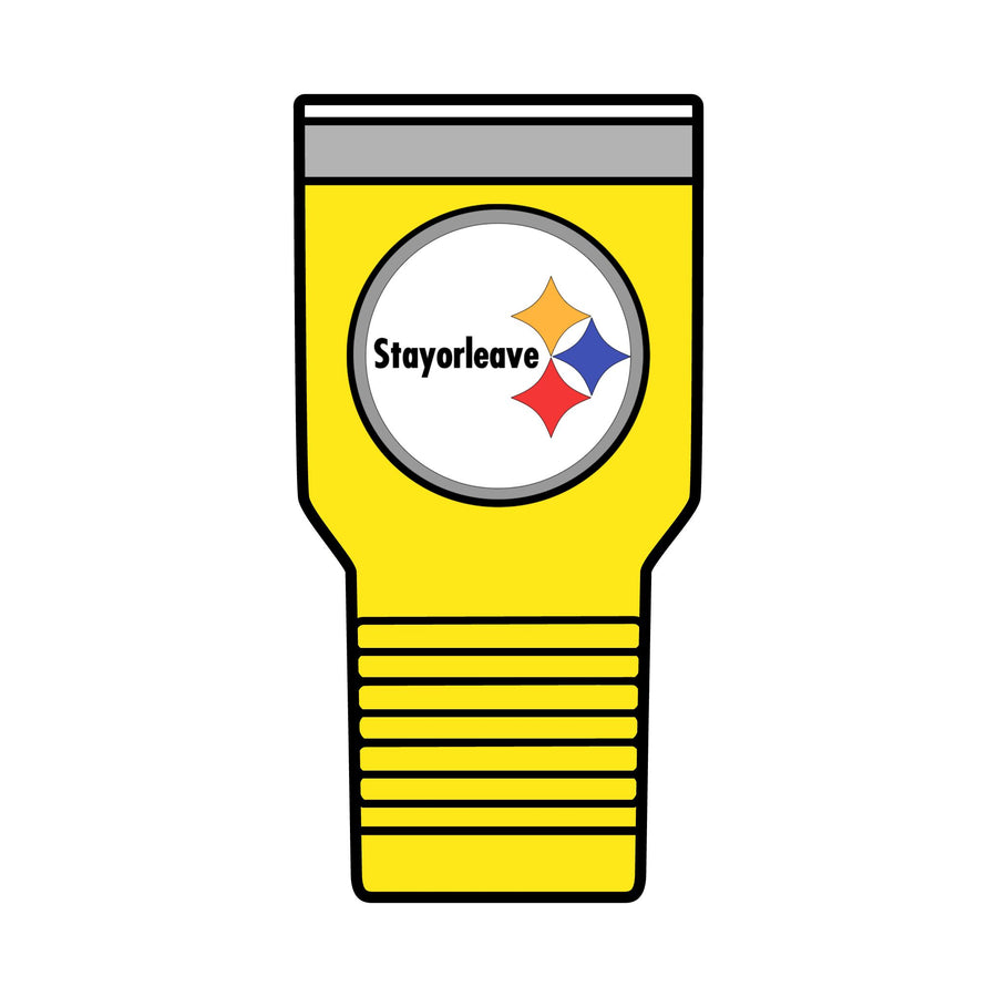 Pittsburgh StayOrLeave 30oz Polar Camel Insulated Tumbler