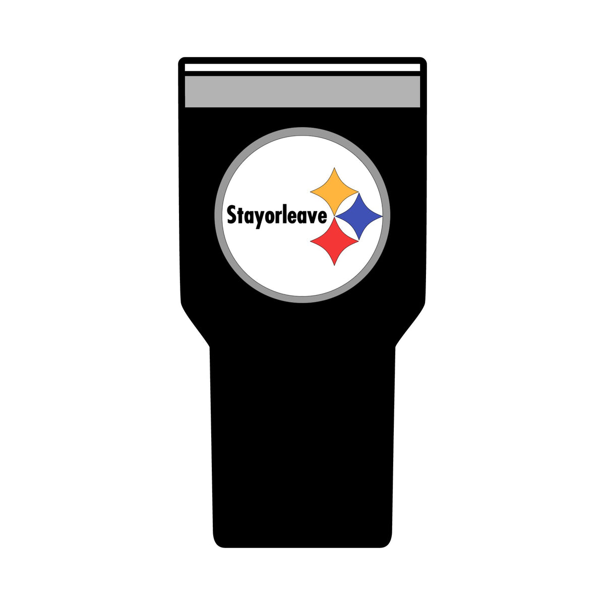 Pittsburgh StayOrLeave 30oz Polar Camel Insulated Tumbler