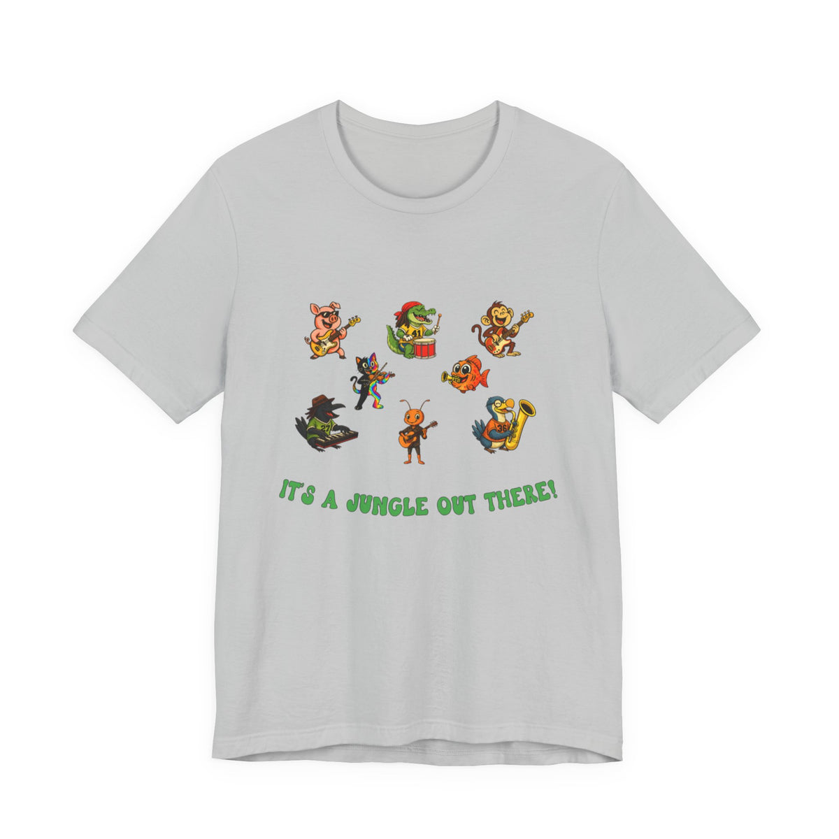 Jungle Band Unisex Short Sleeve T Shirt