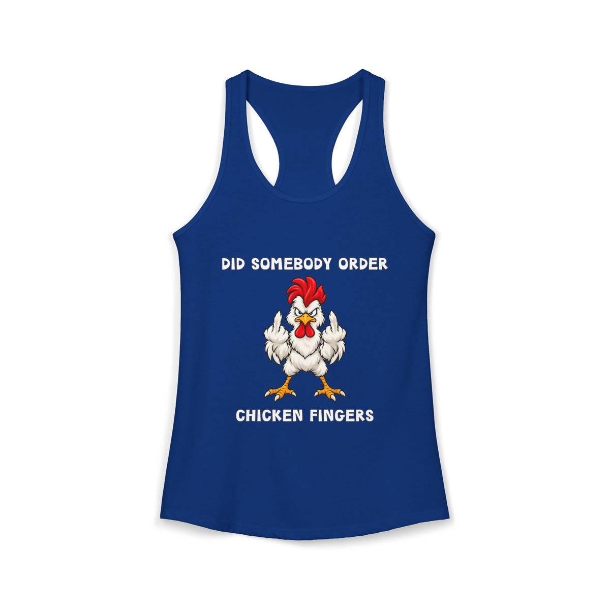 Chicken Fingers Women's Racerback Tank