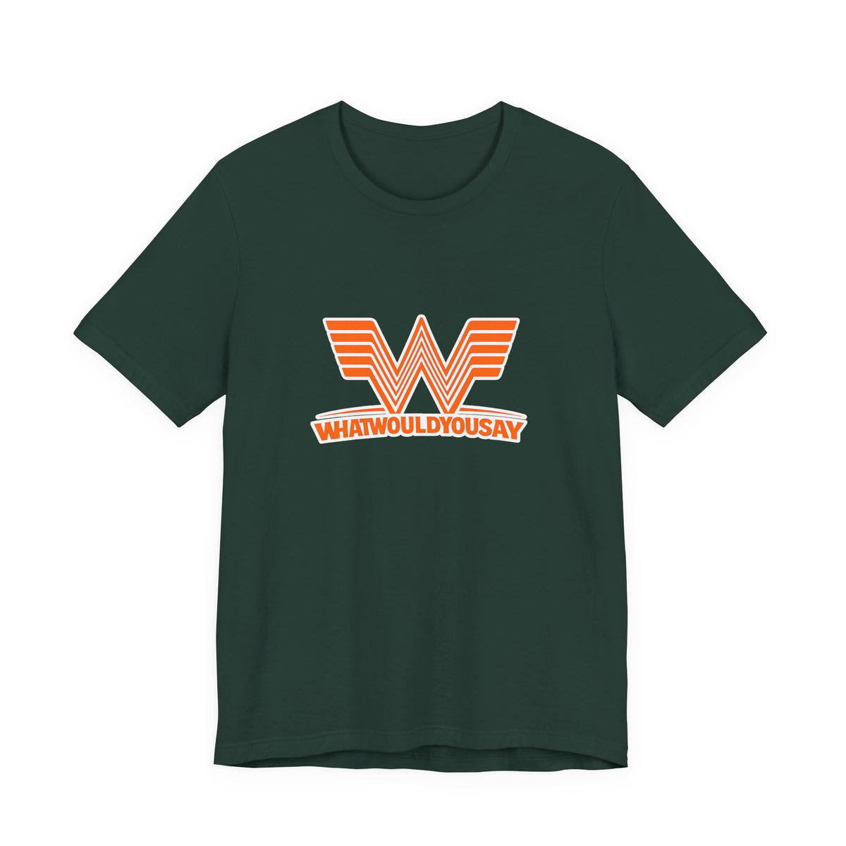 What Would You Say A Burger Unisex T Shirt