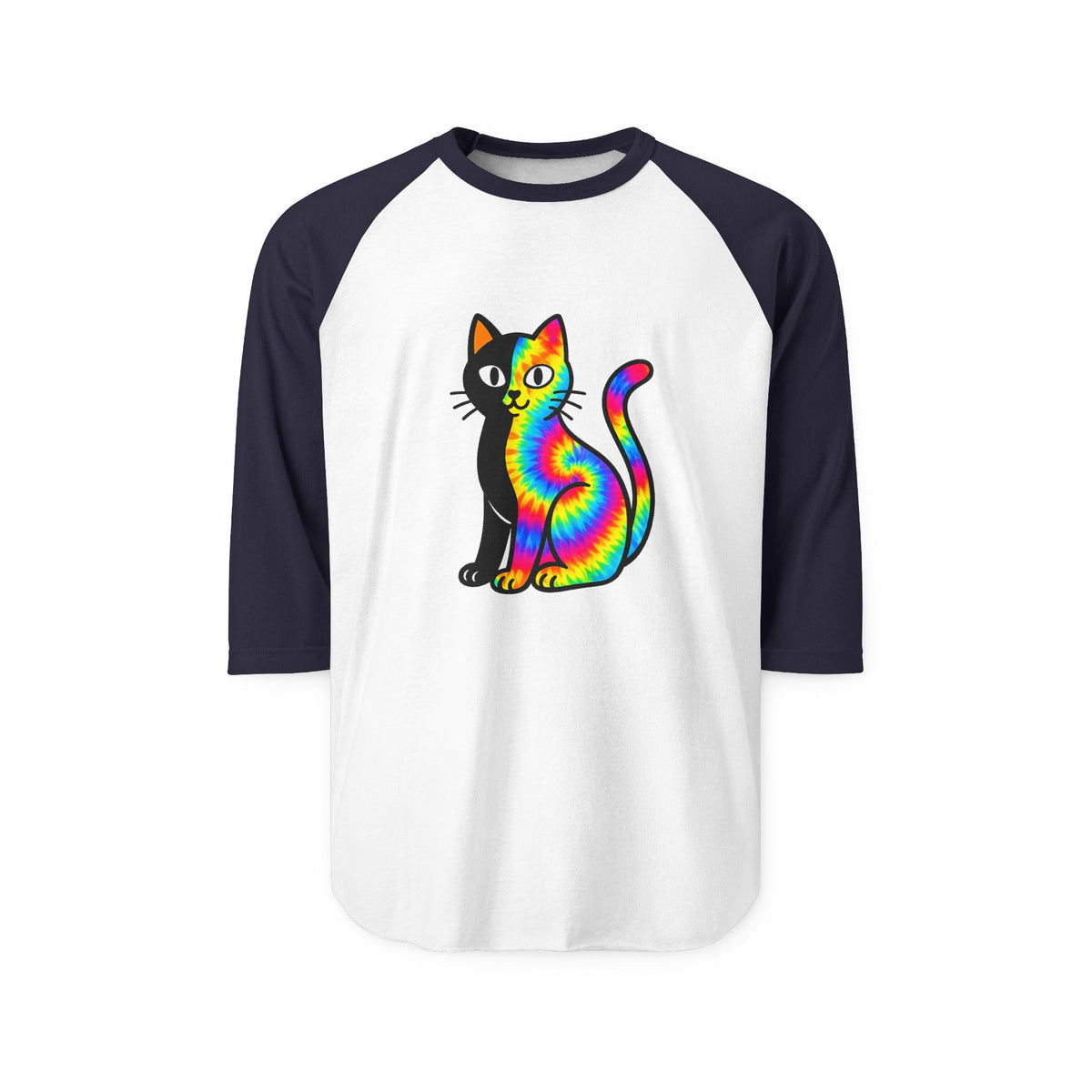The Black Cat Changing Colors 3/4 Sleeve Jersey