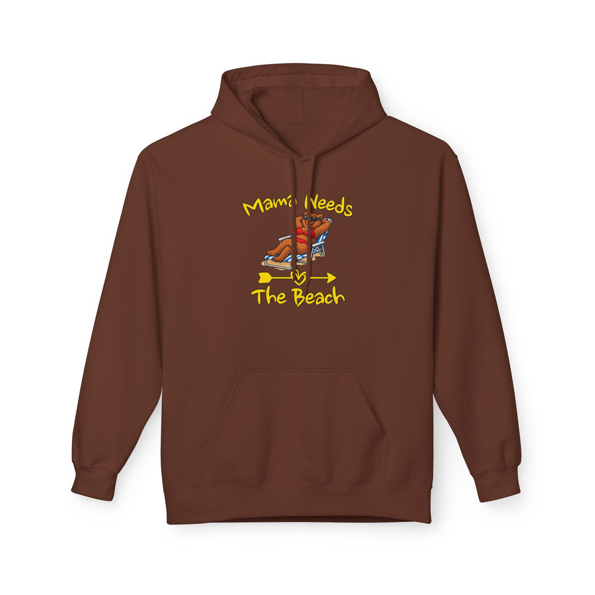 Mama Needs The Beach Pullover Hoodie
