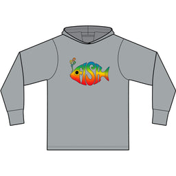 Big Eyed Phish Long Sleeve Hooded T-Shirt