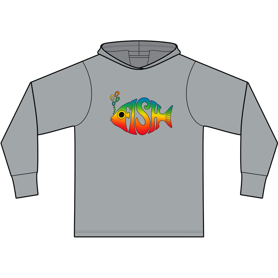 Big Eyed Phish Long Sleeve Hooded T-Shirt