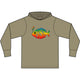 Big Eyed Phish Long Sleeve Hooded T-Shirt