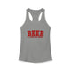 Beer For Dinner Women's Racerback Tank