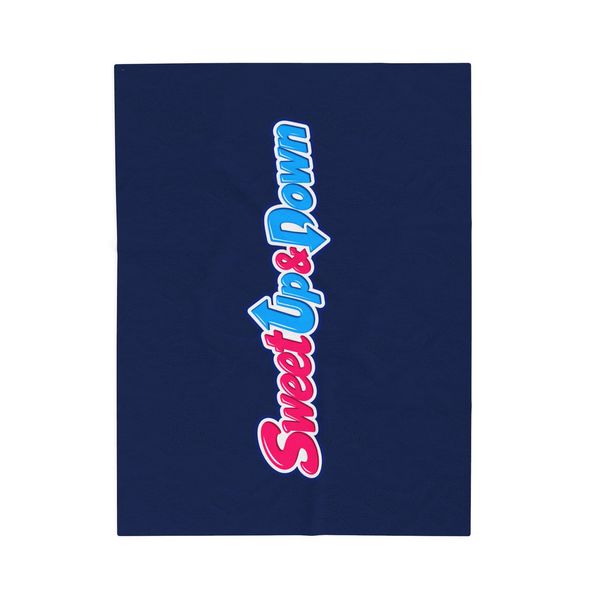 Sweet Up & Down Velveteen Plush Blanket