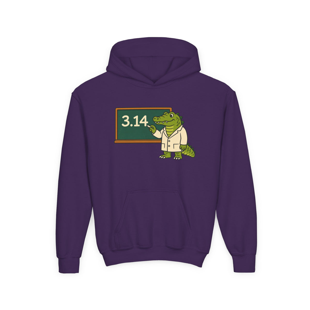 Alligator Pi Kids Pullover Hoodie