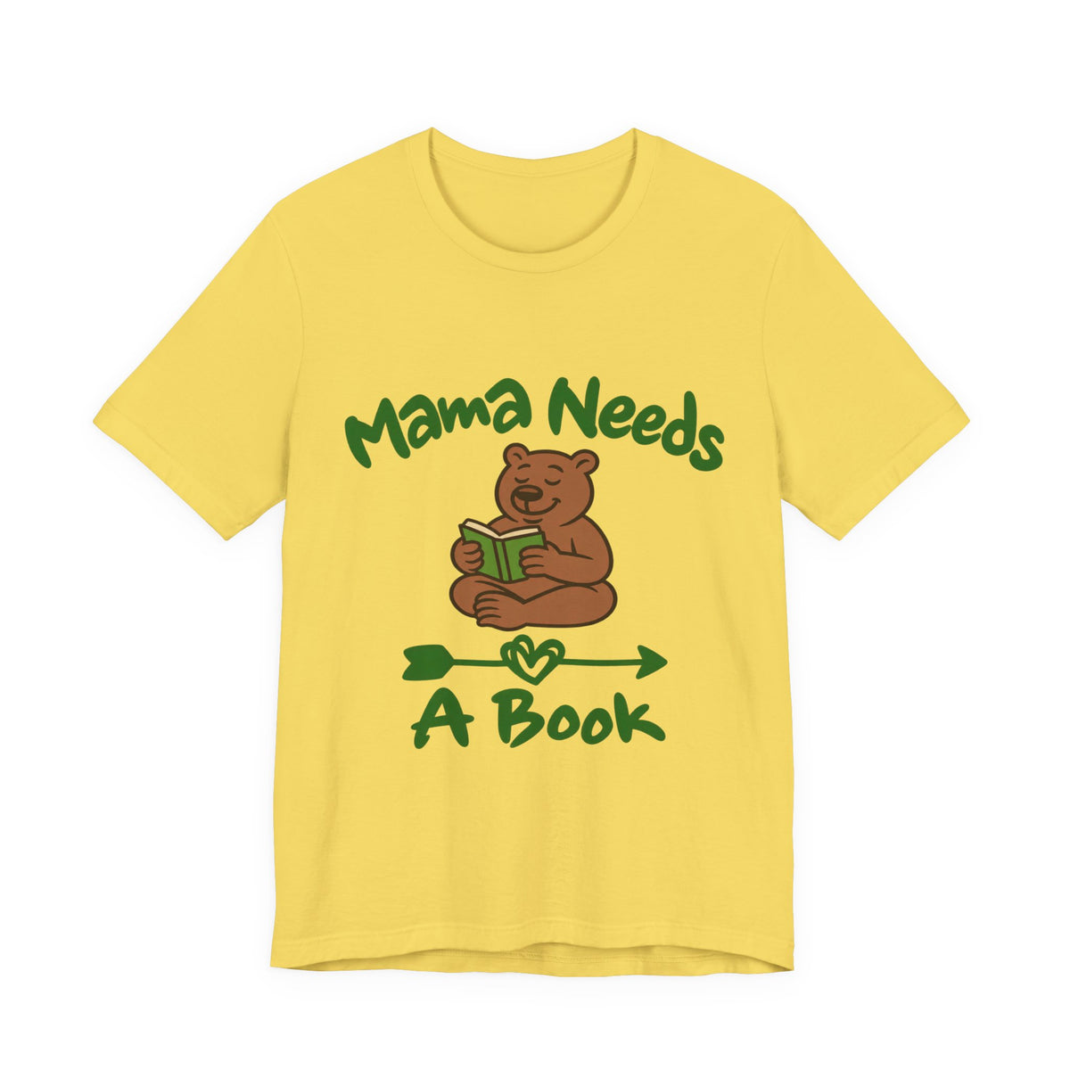 Mama Needs A Book Short Sleeve T Shirt