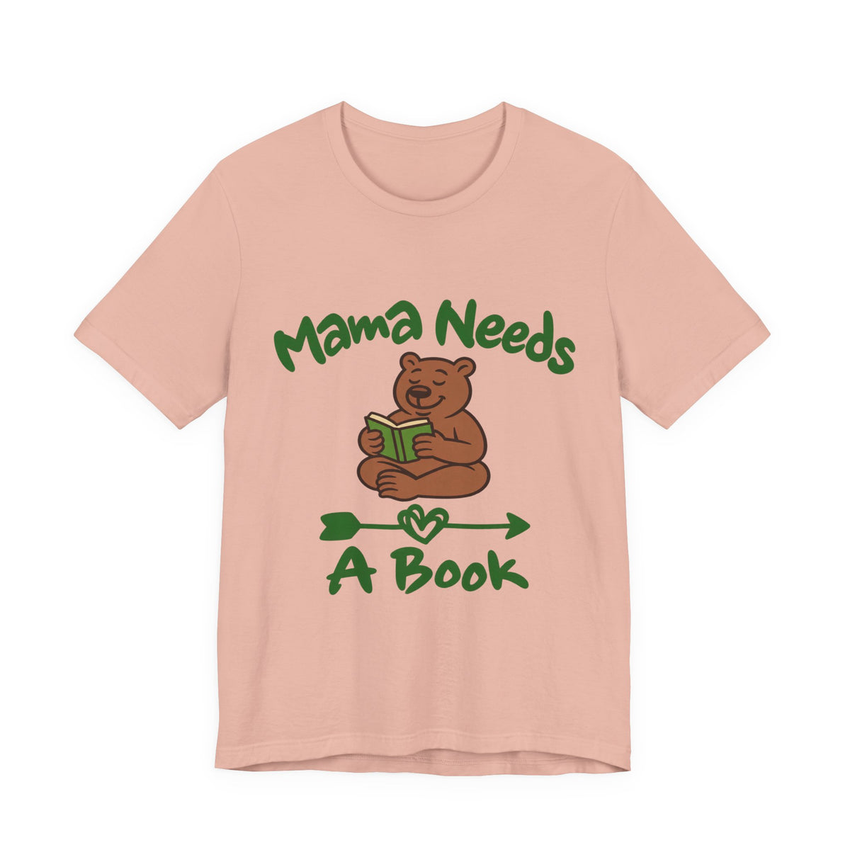 Mama Needs A Book Short Sleeve T Shirt