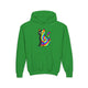 The Black Cat Changing Colors Youth Pullover Hoodie