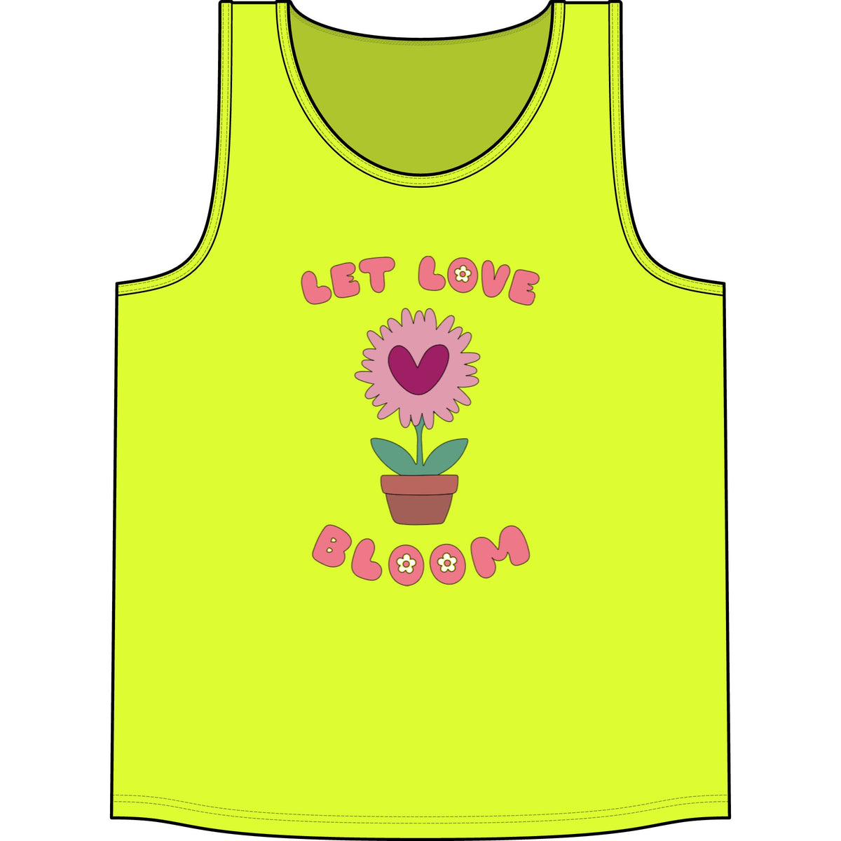 Let Love Bloom Concert Tank