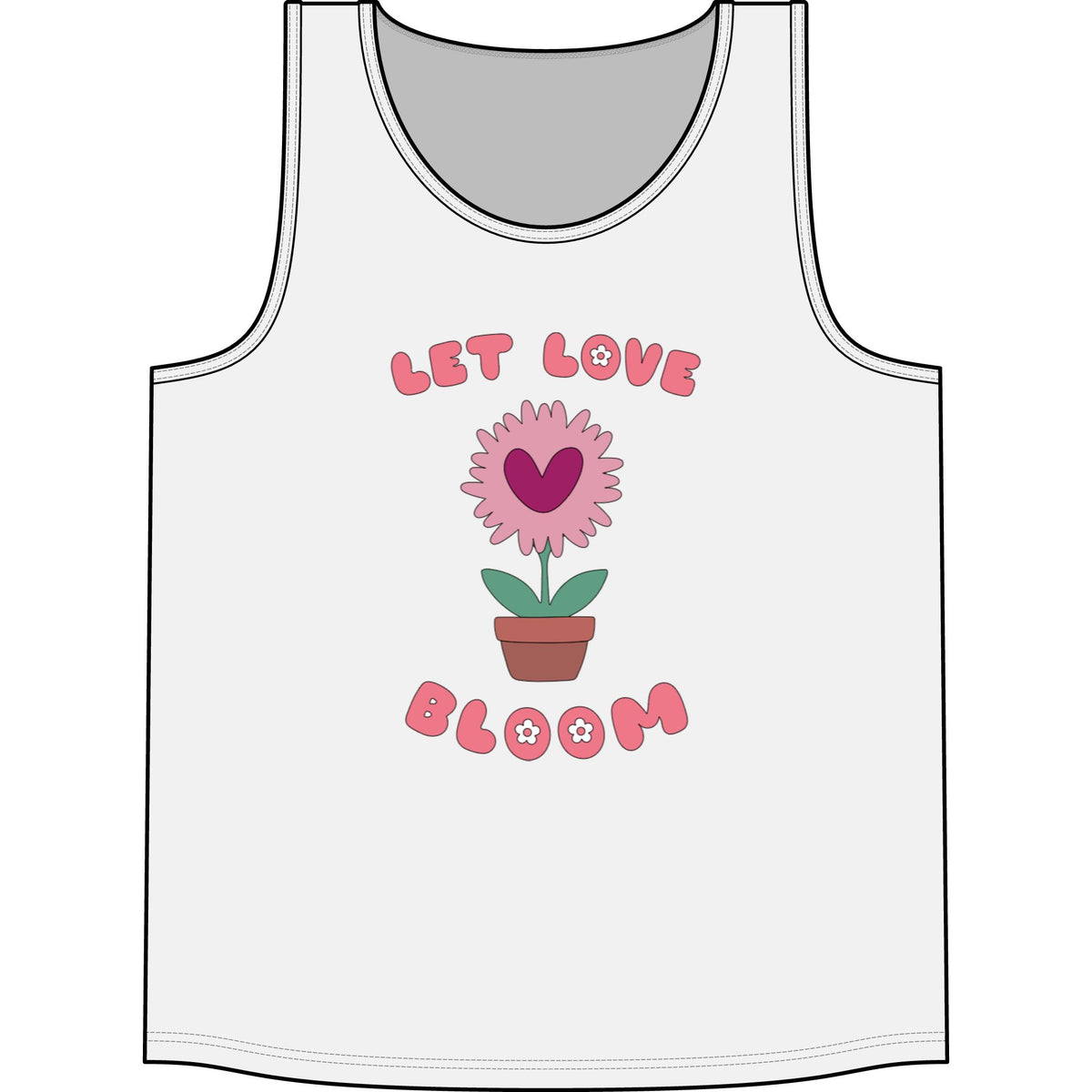 Let Love Bloom Concert Tank
