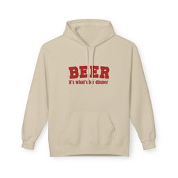 Beer For Dinner Pullover Hoodie