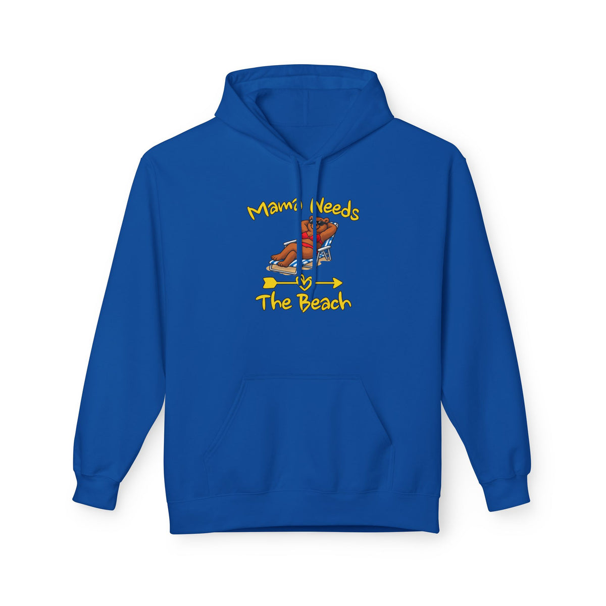 Mama Needs The Beach Pullover Hoodie