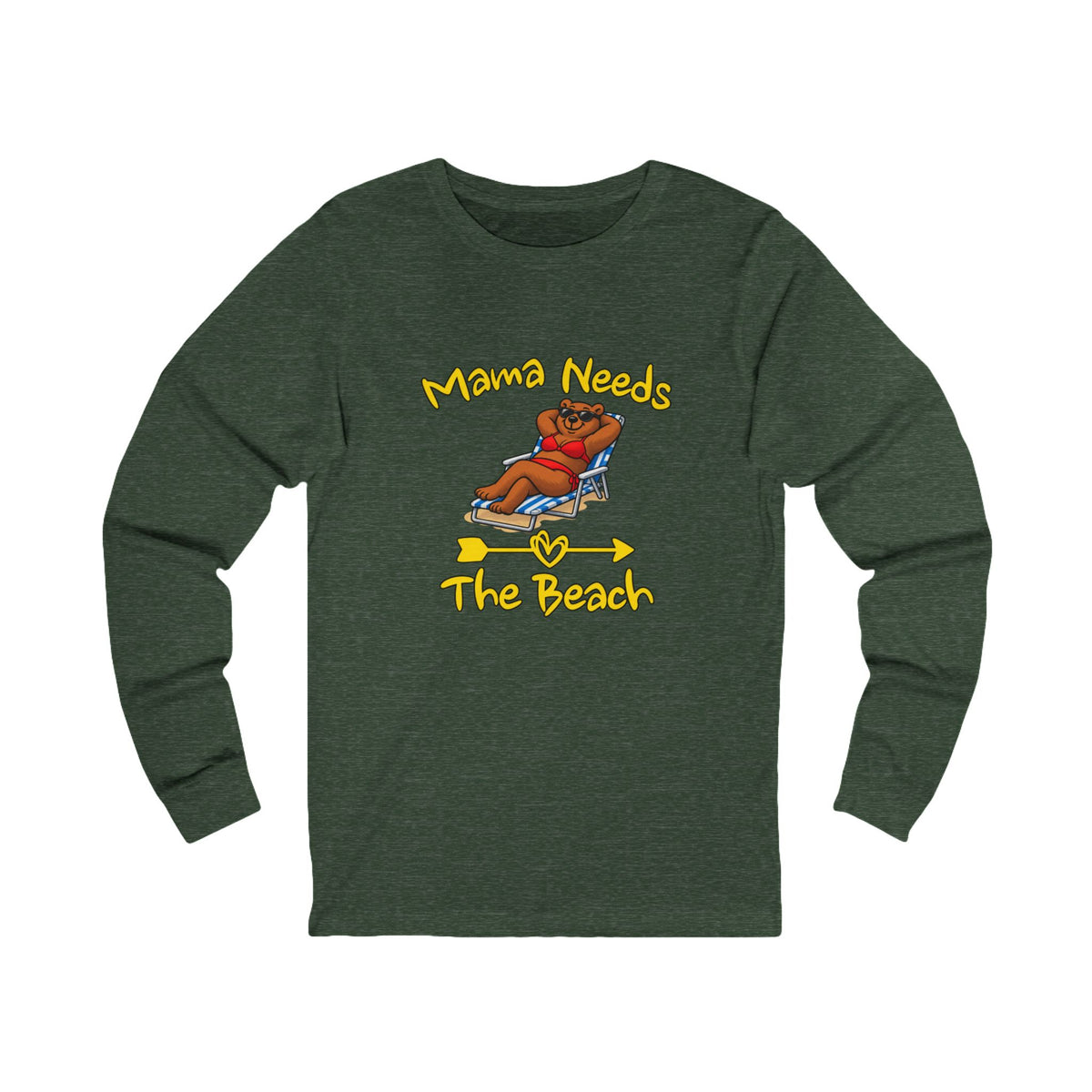 Mama Needs The Beach Long Sleeve T Shirt