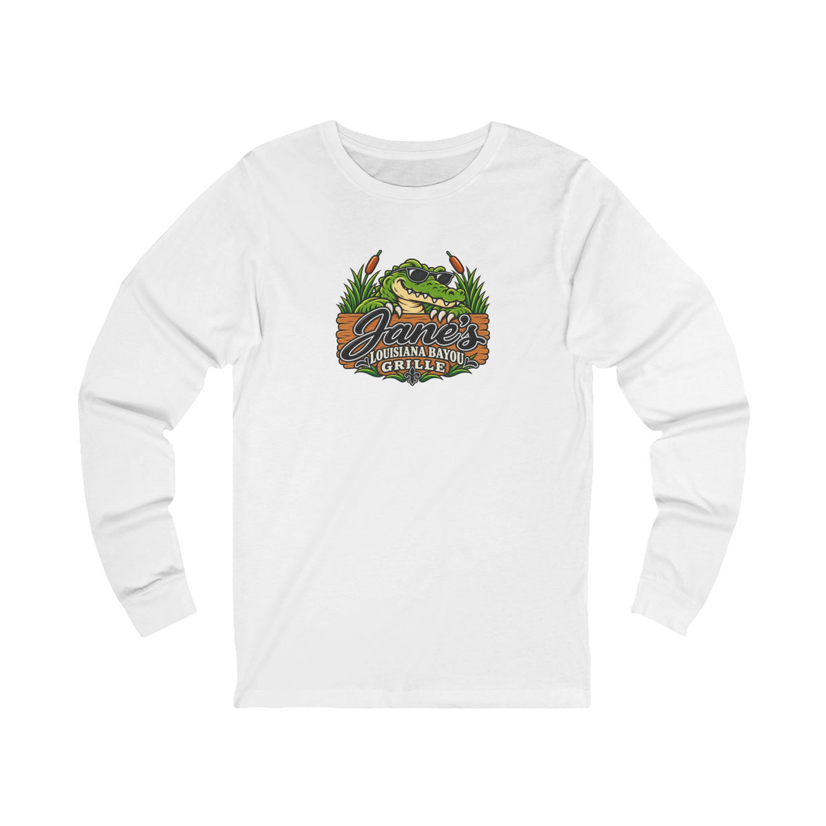 Jane's Louisiana Bayou Grille Long Sleeve T Shirt