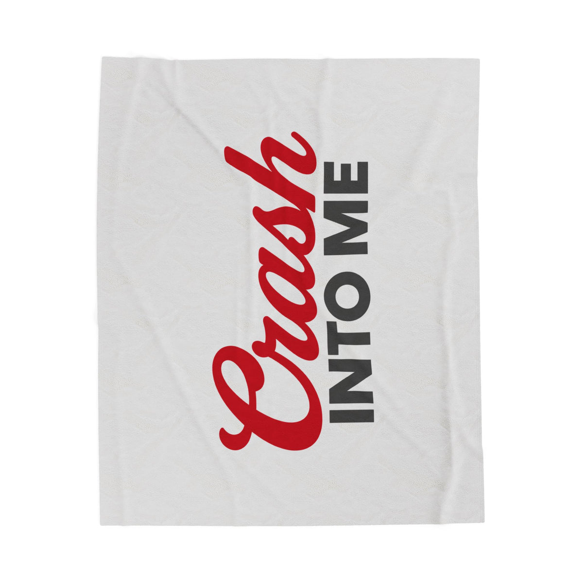 Crash Into Me Velveteen Plush Blanket