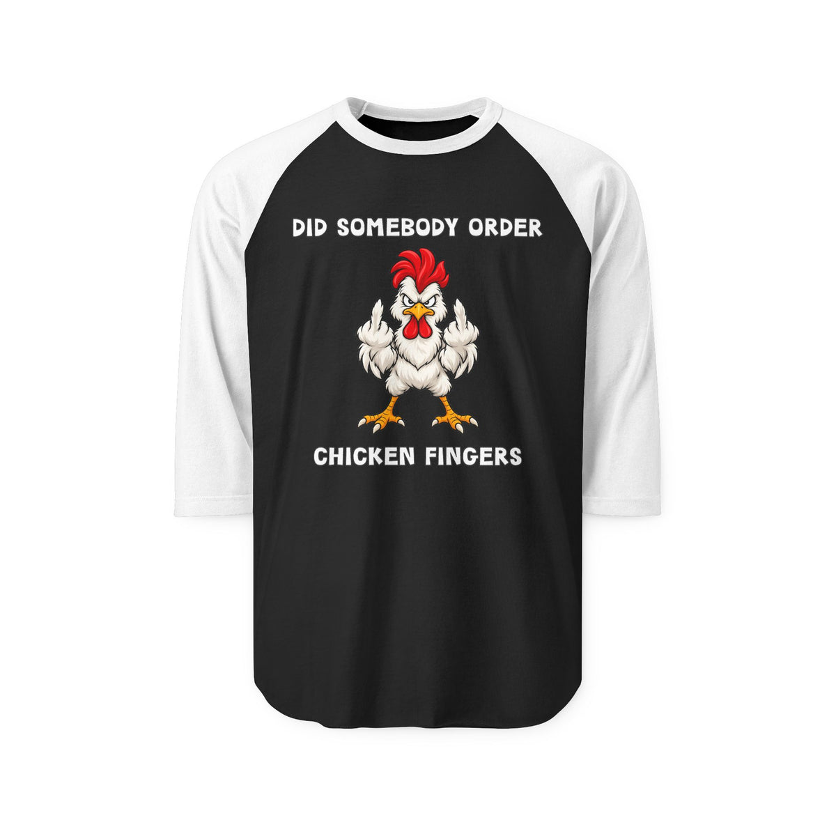 Chicken Fingers 3/4 Sleeve Jersey