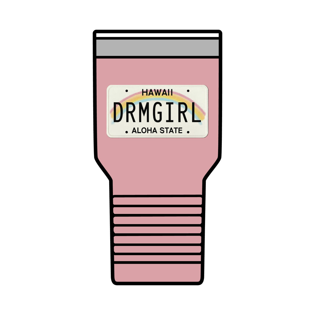 Hawaiian Dreamgirl Polar Camel 30oz Insulated Tumbler