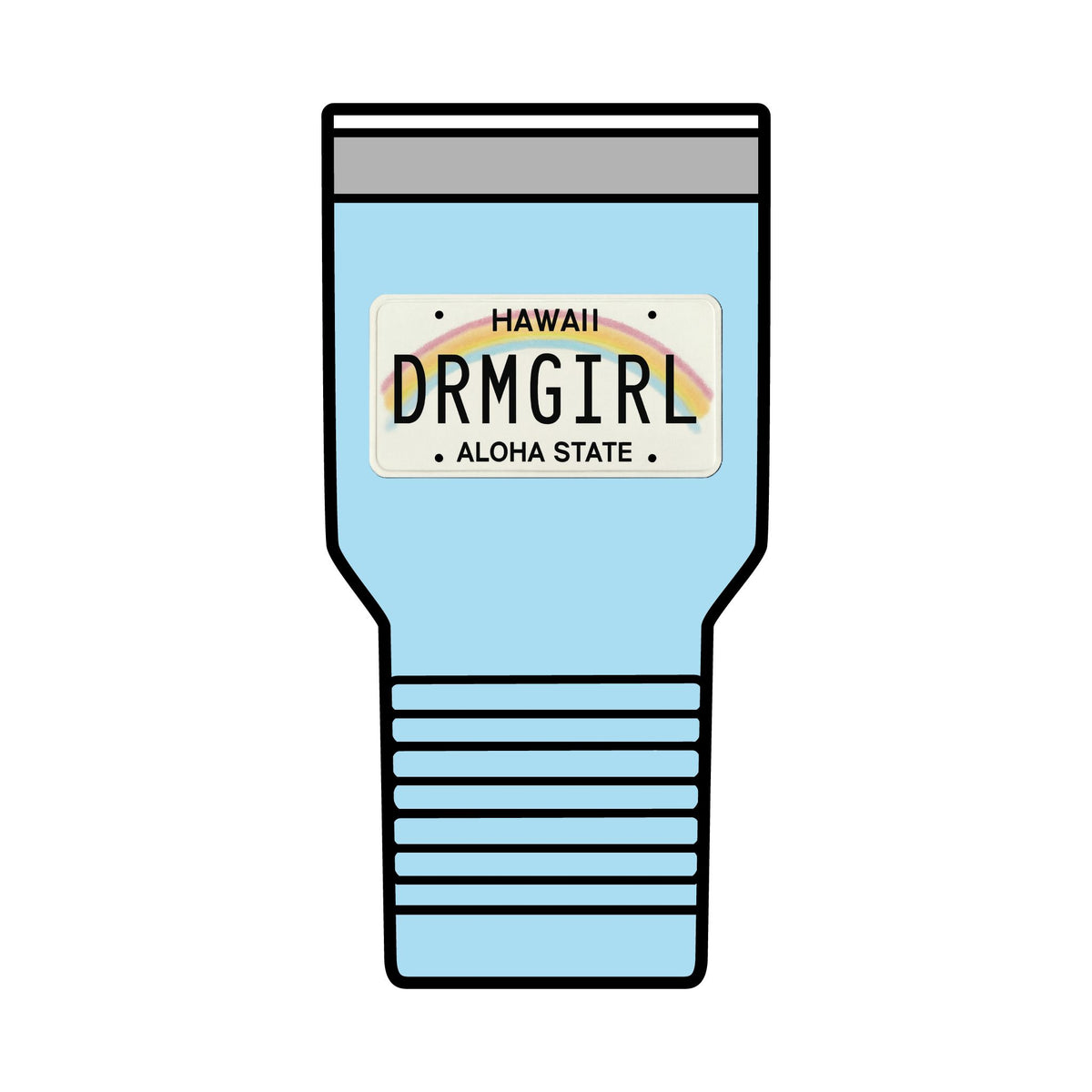 Hawaiian Dreamgirl Polar Camel 30oz Insulated Tumbler