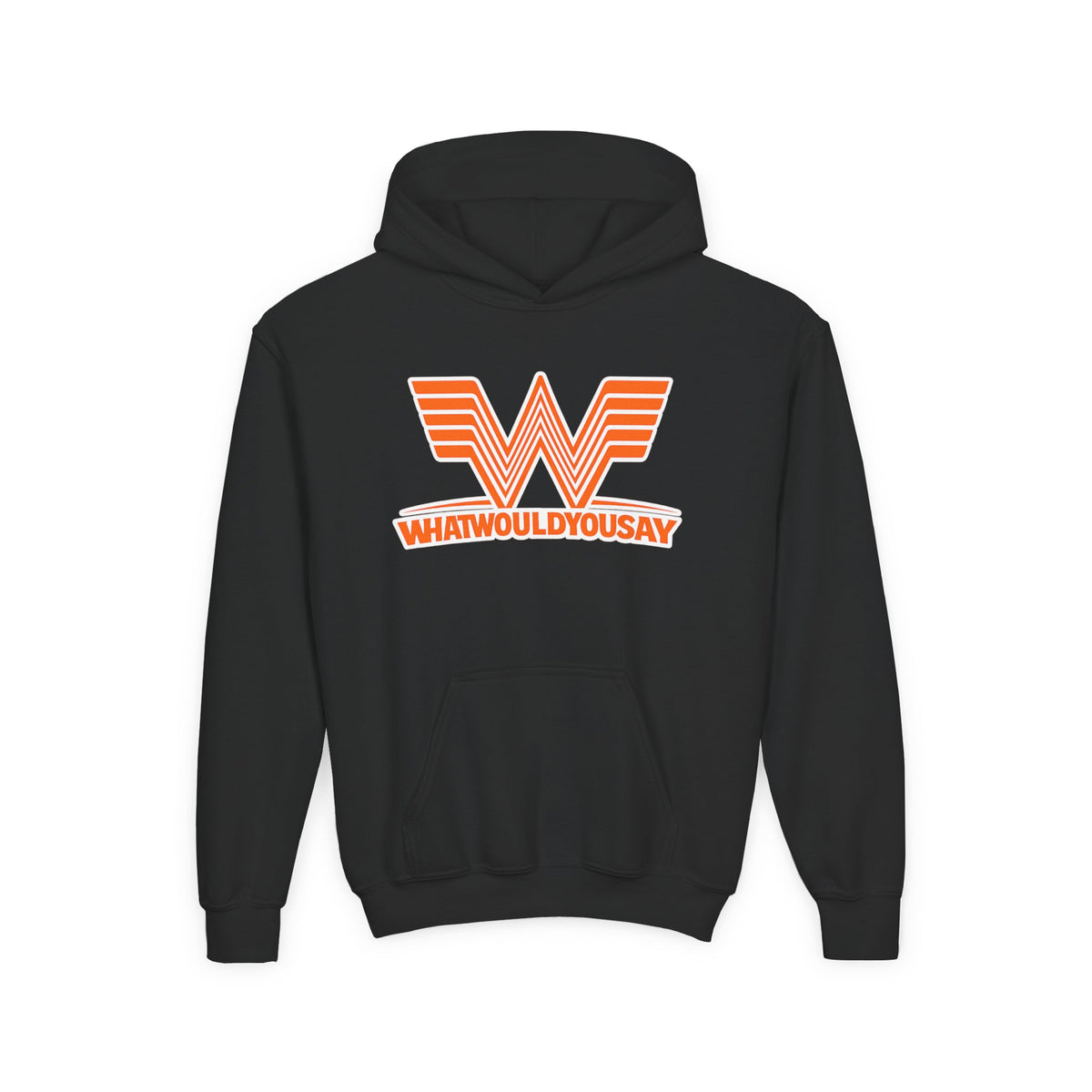 What Would You Say A Burger Youth Pullover Hoodie