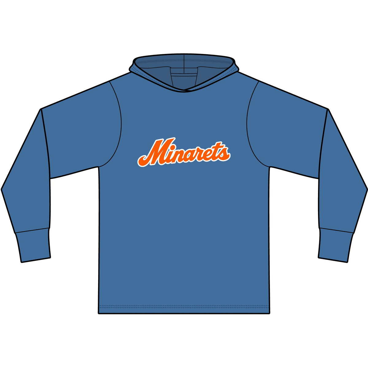 New York Minarets Long Sleeve Hooded T-Shirt