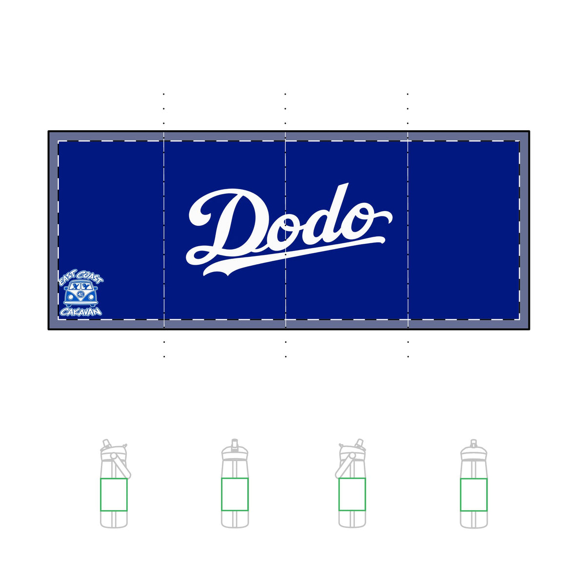 Los Angeles Dodo Camelbak Flip Straw 25oz Bottle