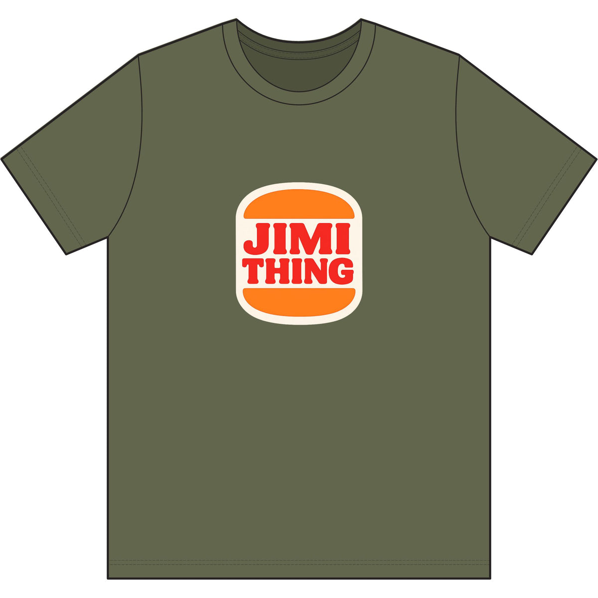 Burger Thing Dri Wick T Shirt