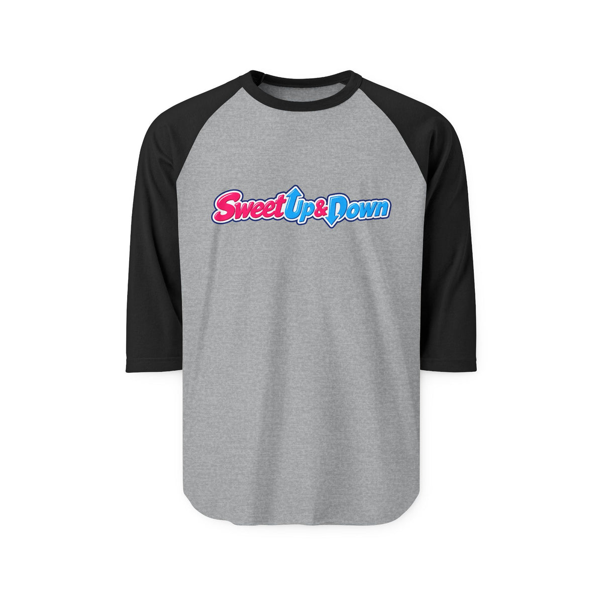 Sweet Up & Down 3/4 Sleeve Raglan T Shirt