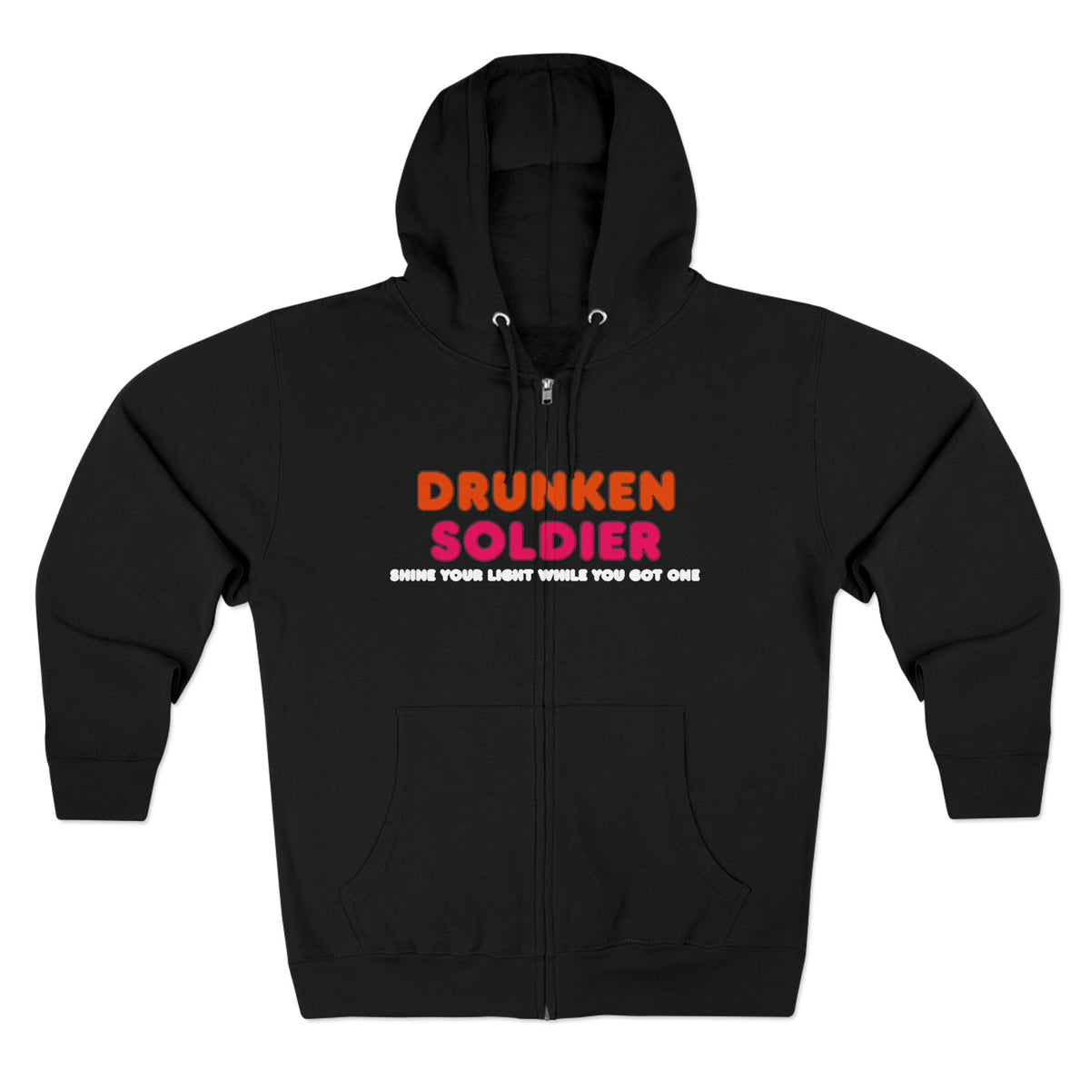 Drunken Soldier Zip Up Hoodie